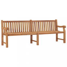 vidaXL Tömör tíkfa kerti pad 228 cm kerti bútor