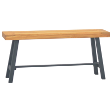 vidaXL Tömör tíkfa pad 110 cm bútor