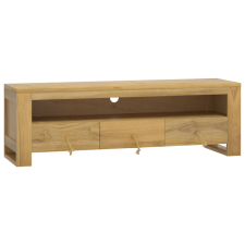 vidaXL tömör tíkfa TV-szekrény 110 x 30 x 35 cm (340872) bútor