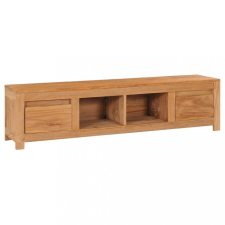 vidaXL tömör tíkfa TV-szekrény 135 x 30 x 35 cm bútor