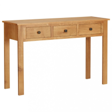 vidaXL tömör tölgyfa fésülködőasztal 110 x 40 x 75 cm bútor