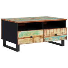 vidaXL tömör újrahasznosított és szerelt fa dohányzóasztal 80x54x40 cm (351956) bútor