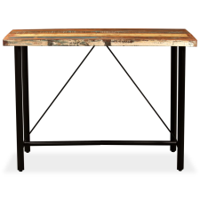 vidaXL tömör újrahasznosított fa bárasztal 150 x 70 x 107 cm (245441) bútor