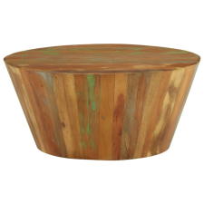 vidaXL tömör újrahasznosított fa dohányzóasztal Ø65 x 31 cm (328301) bútor