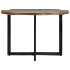 vidaXL tömör újrahasznosított fa étkezőasztal 110 x 75 cm (338480) bútor