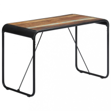vidaXL Tömör újrahasznosított fa étkezőasztal 118 x 60 x 76 cm bútor