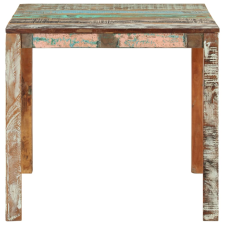 vidaXL tömör újrahasznosított fa étkezőasztal 82 x 80 x 76 cm (337267) bútor