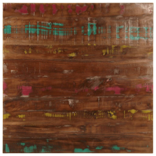 vidaXL tömör újrahasznosított fa négyzet alakú asztallap 70x70x3,8 cm bútor