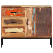 vidaXL tömör újrahasznosított fa tálalószekrény 88 x 30 x 73 cm (329248) bútor