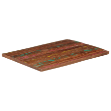 vidaXL tömör újrahasznosított fa téglalap alakú asztallap 100x80x3,8cm bútor