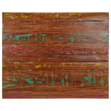 vidaXL tömör újrahasznosított fa téglalap alakú asztallap 90x80x2,5 cm bútor