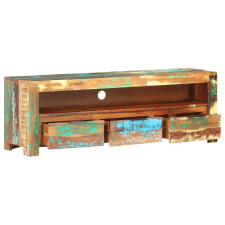 vidaXL tömör újrahasznosított fa TV-szekrény 119x30x41 cm (320208) bútor