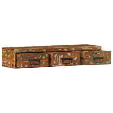 vidaXL tömör újrahasznosított falra szerelhető TV-szekrény 100x30x19cm (4017465) bútor