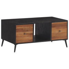 vidaXL tömör újrahasznosított tíkfa dohányzóasztal 90 x 50 x 41 cm bútor