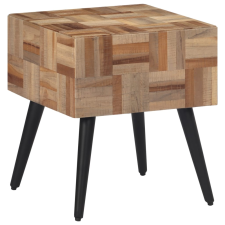 vidaXL tömör újrahasznosított tíkfa kisasztal 40 x 40 x 45 cm (358522) bútor