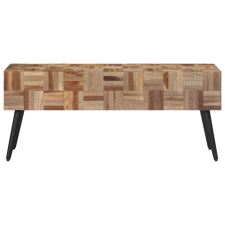 vidaXL tömör újrahasznosított tíkfa pad 110 x 35 x 45 cm (358523) bútor