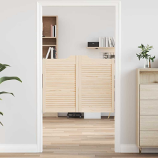 vidaXL tömörfa fenyőfa lengőajtók lamellás kialakítású 2 pár 80x100 cm építőanyag