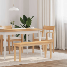 vidaXL tömörfa gumiból pad 110 cm bútor