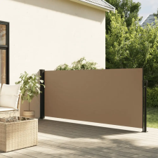 vidaXL tópszínű behúzható oldalsó napellenző 120 x 300 cm kerti bútor