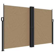 vidaXL tópszínű behúzható oldalsó napellenző 160 x 1200 cm kerti bútor