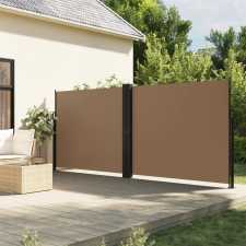 vidaXL tópszínű behúzható oldalsó napellenző 160 x 600 cm kerti bútor
