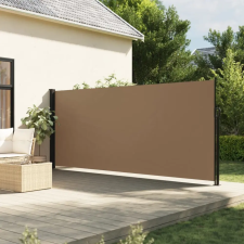 vidaXL Tópszínű behúzható oldalsó napellenző 180 x 300 cm kerti bútor