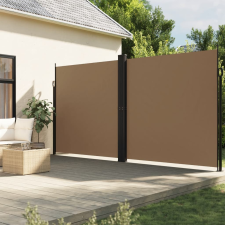 vidaXL tópszínű behúzható oldalsó napellenző 220 x 600 cm kerti bútor