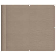 vidaXL tópszínű erkélyparaván 100% oxford poliészter 90 x 1000 cm (4000244) kerti bútor