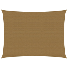 vidaXL tópszínű HDPE napvitorla 160 g/m² 2,5 x 4 m kerti bútor