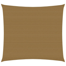 vidaXL tópszínű HDPE napvitorla 160 g/m² 5 x 5 m kerti bútor