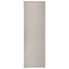 vidaXL tópszínű lapos szövésű kültéri szőnyeg 80 x 250 cm lakástextília