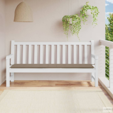 vidaXL Tópszínű oxford szövet kerti padpárna 200 x 50 x 3 cm lakástextília