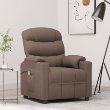 vidaXL Tópszínű szövet (348090) masszázsfotel