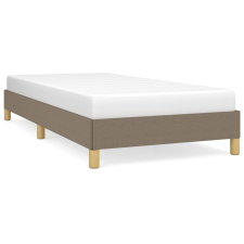 vidaXL tópszínű szövet ágykeret 100x200 cm (346798) ágy és ágykellék