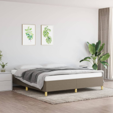 vidaXL Tópszínű szövet ágykeret 160x200 cm ágy és ágykellék