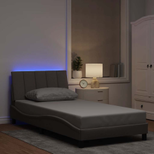 vidaXL tópszínű szövet ágykeret matrac nélkül 100x200 cm ágy és ágykellék