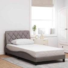 vidaXL tópszínű szövet ágykeret matrac nélkül 100x200 cm ágy és ágykellék