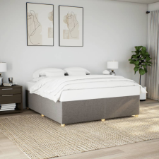 vidaXL tópszínű szövet ágykeret matrac nélkül 180 x 200 cm ágy és ágykellék