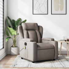 vidaXL tópszínű szövet dönthető masszázsfotel masszázsfotel