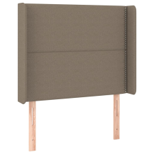 vidaXL tópszínű szövet fejtámla szárnyakkal 93x16x118/128 cm (3119426) ágy és ágykellék