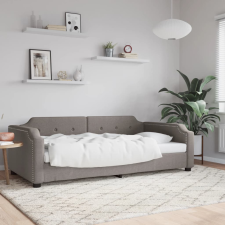 vidaXL tópszínű szövet kanapéágy 80 x 200 cm bútor