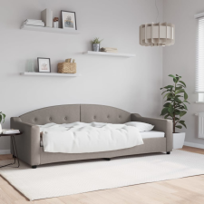 vidaXL tópszínű szövet kanapéágy 90 x 200 cm bútor