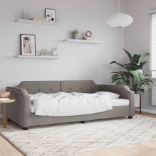 vidaXL tópszínű szövet kanapéágy 90 x 200 cm bútor