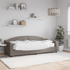 vidaXL tópszínű szövet kanapéágy matraccal 80 x 200 cm ágy és ágykellék