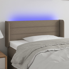 vidaXL tópszínű szövet LED-es fejtámla 103 x 16 x 78/88 cm ágy és ágykellék