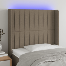 vidaXL tópszínű szövet LED-es fejtámla 103x16x118/128 cm ágy és ágykellék