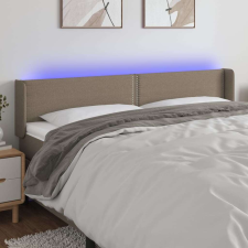 vidaXL tópszínű szövet LED-es fejtámla 183 x 16 x 78/88 cm ágy és ágykellék