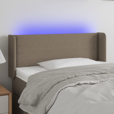 vidaXL tópszínű szövet LED-es fejtámla 83 x 16 x 78/88 cm ágy és ágykellék