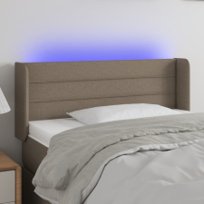 vidaXL tópszínű szövet LED-es fejtámla 93 x 16 x 78/88 cm ágy és ágykellék
