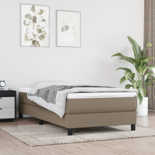 vidaXL tópszínű szövet rugós ágy matraccal 80 x 200 cm ágy és ágykellék
